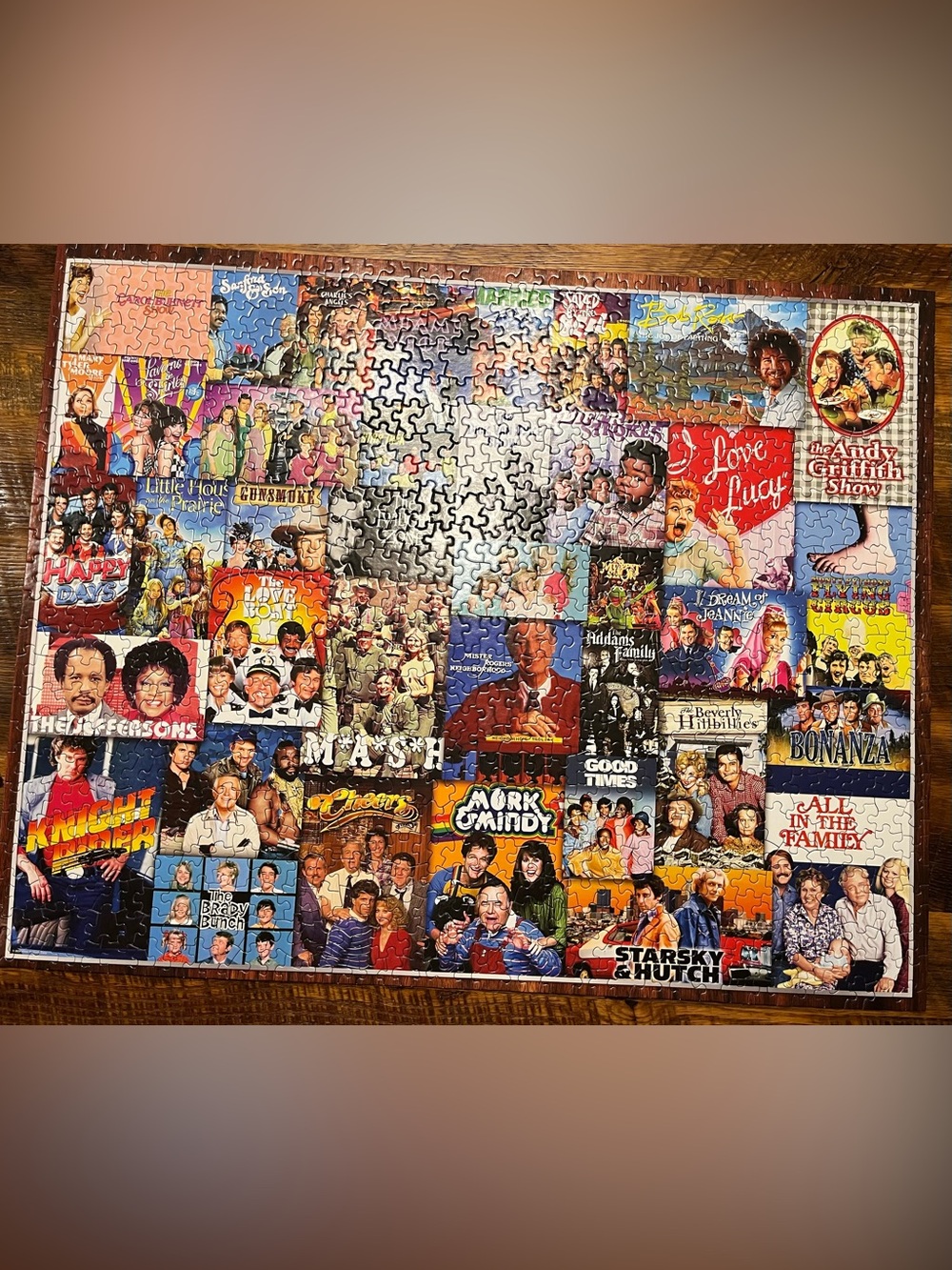 1000-pc jigsaw puzzle: Classic TV shows - Picture 4 of 4